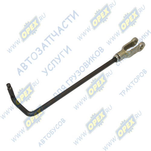 Р1221-4607260-Б-01 Тяга ф8 L=235 М8х1,25 Р=40 с вилкой управления гидрораспределителем РП70;  c вилкой МТЗ РУП